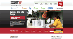 Desktop Screenshot of haitiportal.humanitariancoalition.ca